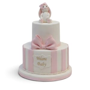 BIRTHDAY CAKE PINK BUNNY CAKE