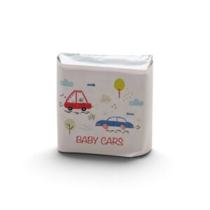 Chocolat carré personnalisé baby cars maison turki naissance
