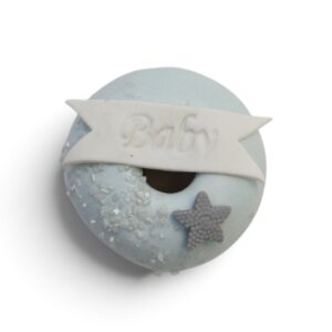 Mlb donuts bleu ciel clair pastel avec tête de nounours maison turki naissance