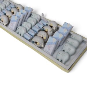 plateau le petit éléphant bleu maison turki naissance
