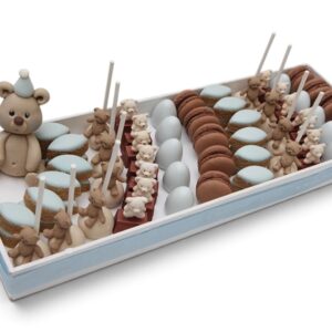plateau teddy bear bleu maison turki naissance